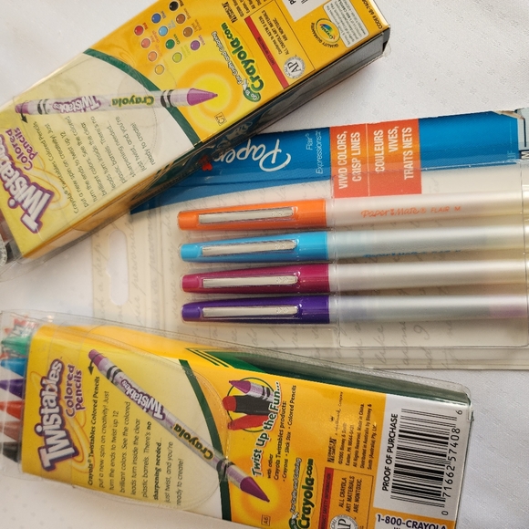Crayola Twistables & Paper Mate Med Felt Tip Pens - Picture 5 of 9